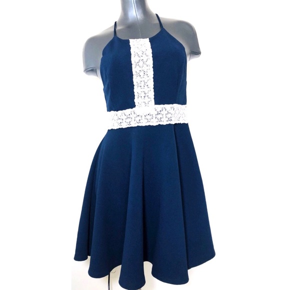 Anthropologie Dresses & Skirts - Finn & Clover | Anthropologie Dress Navy Lace